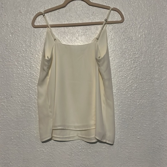 Social lite, ivory, colored, spaghetti, strap, tank top size small - Picture 6 of 7